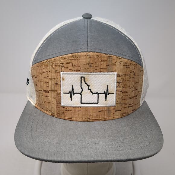 Idaho Heartbeat Snapback Hat Multicolor One Size Adjustable Breathable 6 Panel - Picture 2 of 9